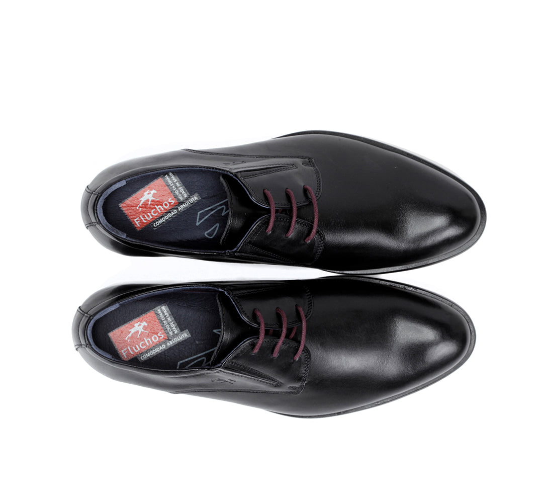 Pantofi Derby MEMORY piele naturala - Fluchos